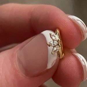 Small earring for 2nd or 3rd piercing: 1 pair available for $10, 5 pairs for $45